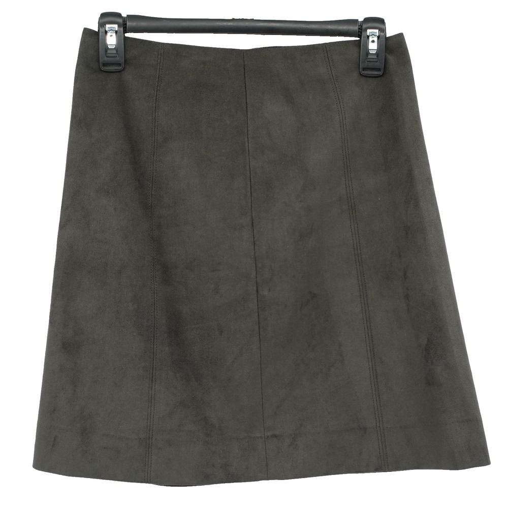 Babaton Faux Suede Skirt SZ 4 Festival Western Coastal Cowgirl Preppy Academic